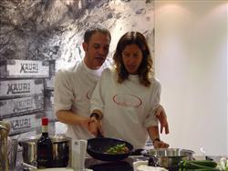 Nella foto Simone Rugiati e Nicoletta Merlo